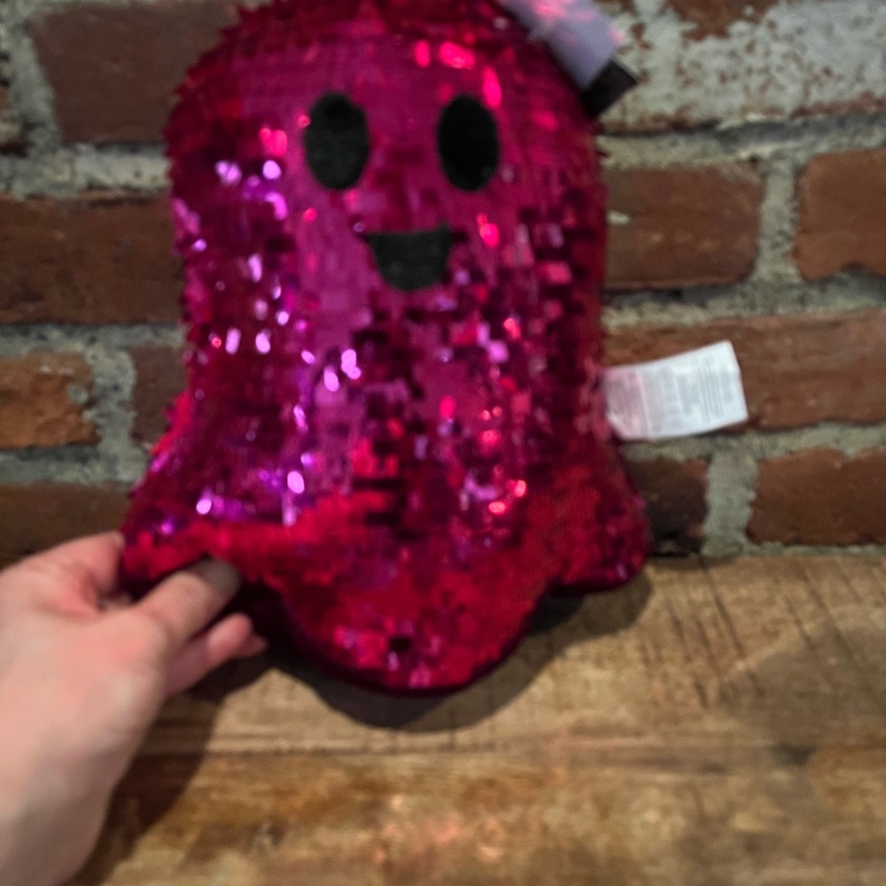 Christian Soriano sequin ghost 10 inches high so sparkly great for Halloween